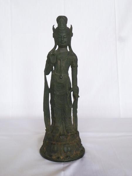 願成寺所蔵文化財「銅造観音菩薩立像」・「経筒」特別公開