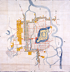 高田城下の地図