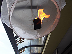紙製の風船