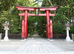 弥彦神社「一の鳥居」