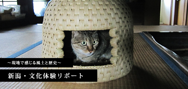 第25回 手作りの温もりが伝わる“関川・猫ちぐら”製作実演体験 - 新潟文化物語
