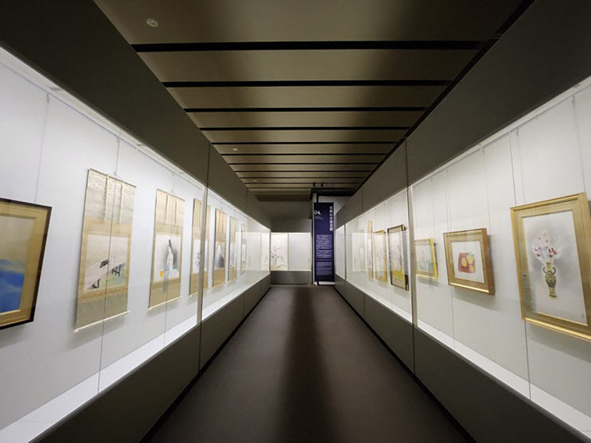 「第４章　成熟の古径芸術」近代日本画壇を代表する画家としての作品が展示されていました