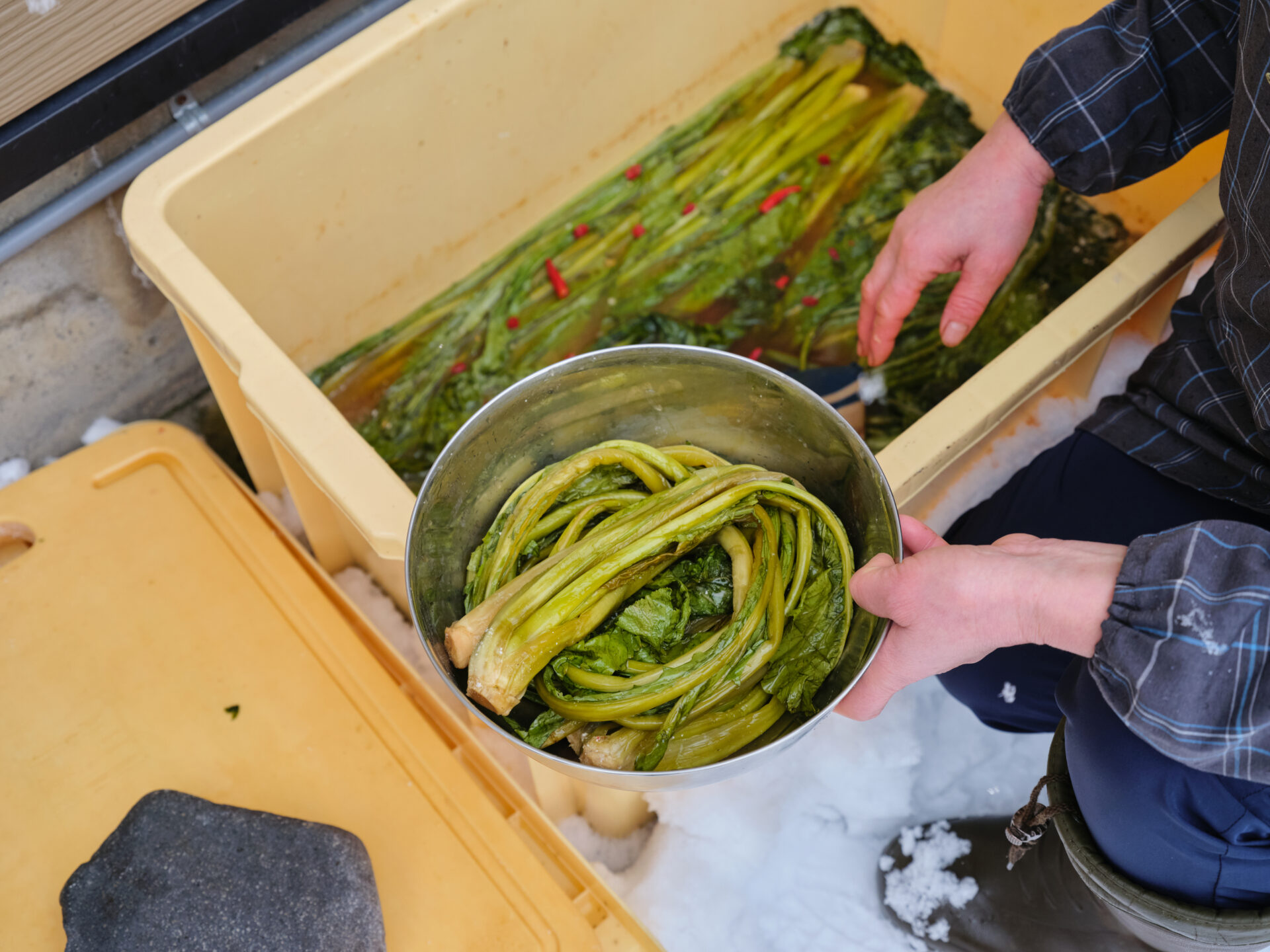 津南町の煮菜(にいな)
