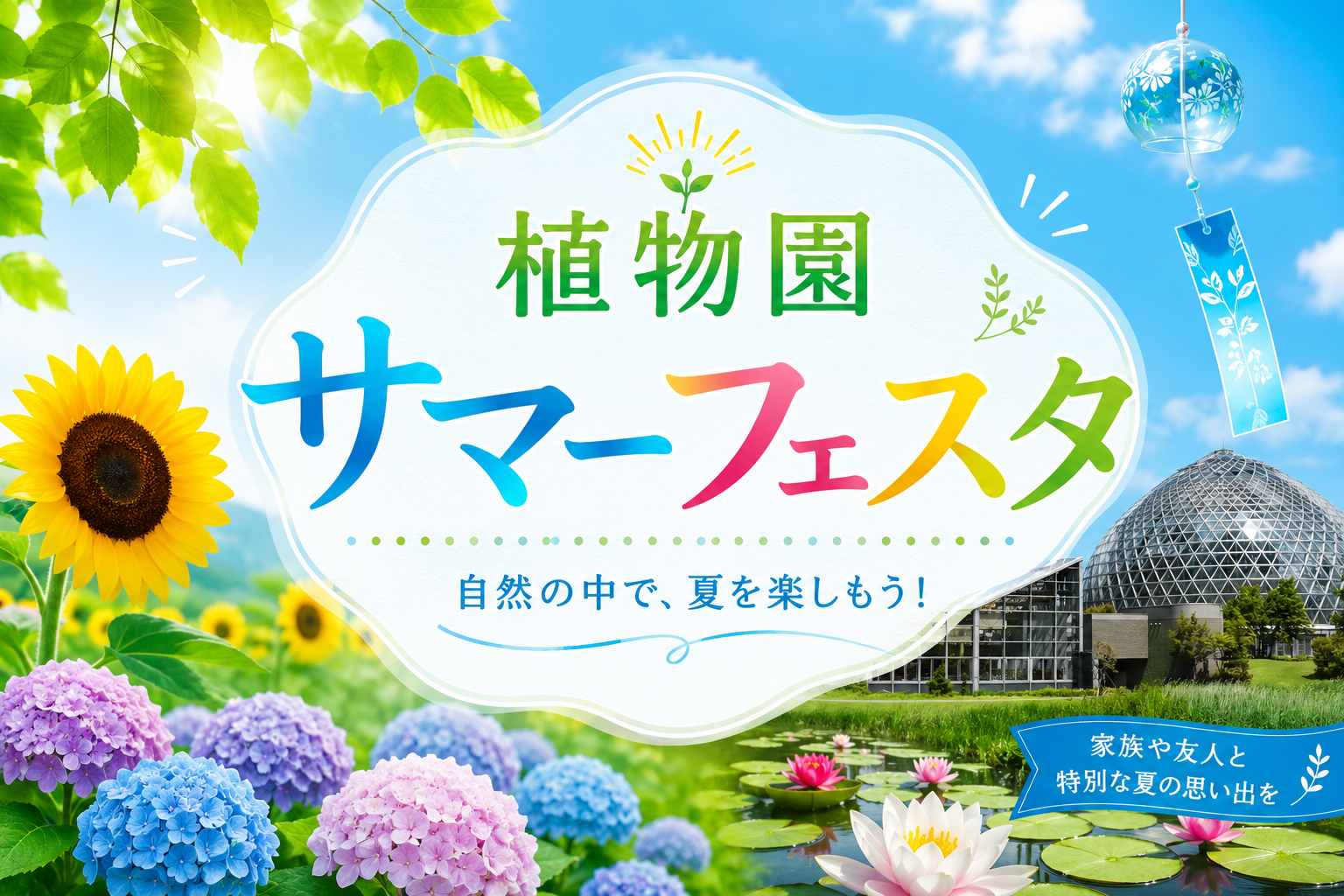 新潟県立植物園◎植物園サマーフェスタ～Tropical Festival～